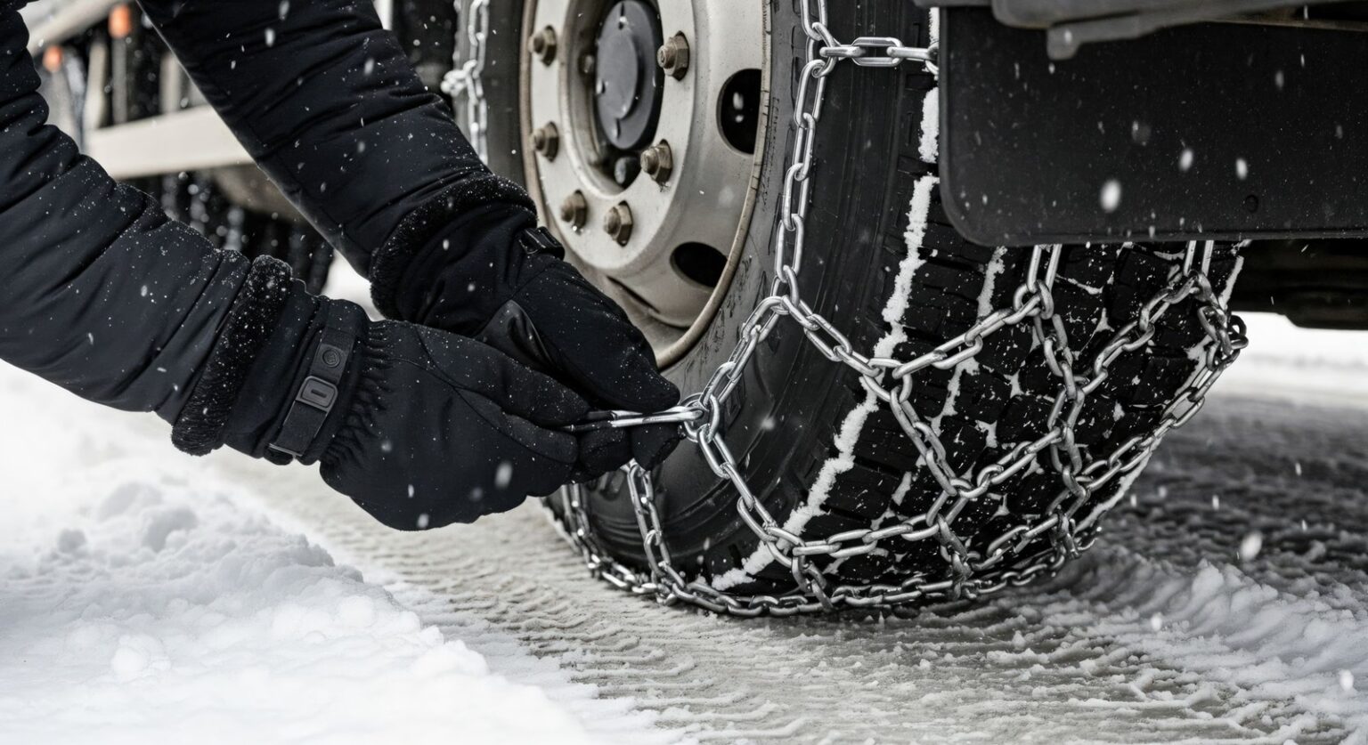 Why Truckers Prefer Snow Chains for Winter Tires Over Winter Tires Alone