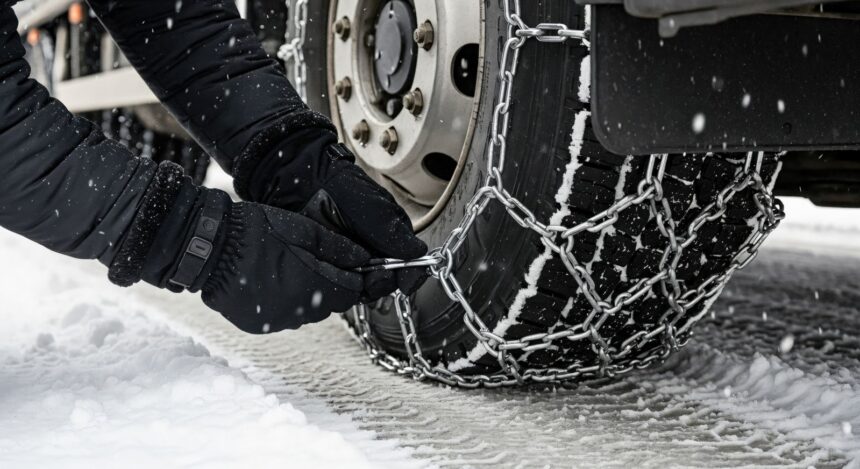 Why Truckers Prefer Snow Chains for Winter Tires Over Winter Tires Alone